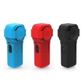 PULUZ Funda protectora de silicona con cubierta de lente para Insta360 One RS 1-Inch 360 Edition, funda de silicona (azul), funda de silicona (roja), funda de silicona (negra)